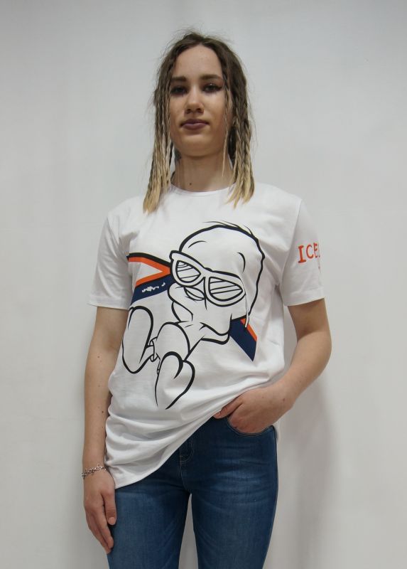 Женская футболка  ICEBERG  C160I15OF7186307 M белый 2106/25